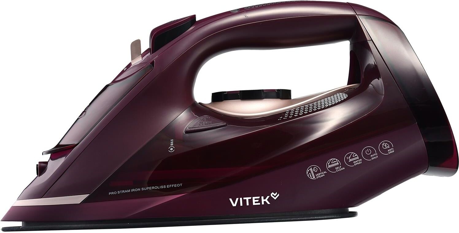 Утюг Vitek VT-IRN1204 3400Вт бордовый