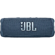 Портативная акустика JBL Flip 6 синий, Bluetooth 5.1, время воспроизведения 12 ч, емкость аккумулятора 4800 mAh, время заряда 2,5 ч, синий