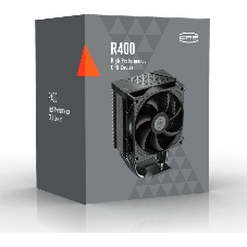 Устройство охлаждения (кулер) PcCooler R400 Soc-AM5/AM4/1200/1700/1851 черный 4-pin Al+Cu 180W Ret (R400-BKNWYX-US)