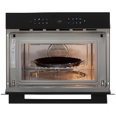 Встраиваемая микроволновая печь Krona ONYX 45H mw BL/BL черный, 38 л, 1000 Вт, переключатели - сенсор