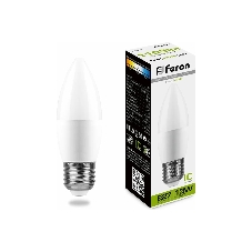 Лампа светодиодная Feron LB-970 13Вт E27 белый матовая свеча