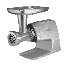 Мясорубка электрическая Korting KMG 0604 X серебристый, 2500 Вт, 3.5 кг/мин, реверс, защита от перегрузки, насадки - 6