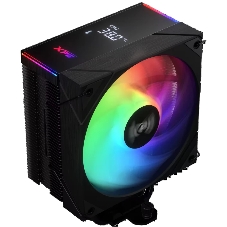 Кулер для процессора ADATA XPG MAESTRO PLUS 42SA черный, 120 мм, алюминий/медь, 800-1800 об/мин, 21.19 дБ, 4 pin PWM, ARGB, 220 Вт, высота 156 мм, ЖК-дисплей