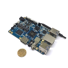 Микрокомпьютер Orange PI 3 2Gb + 8Gb EMMC, Android 7, с кабелем питания. (44286)