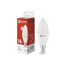 Лампа светодиодная LED-СВЕЧА-VC 14Вт E14 4000К 1330лм IN HOME 4690612047768