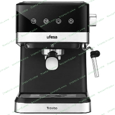 Кофеварка рожковая TREVISO Ufesa черный, исп. кофе - молотый, 1.5 л, 1050 Вт, 20 бар