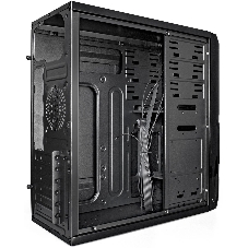 Компьютерный корпус Miditower ExeGate XP-329S-UNS500 (ATX, БП UNS500 с вент. 12см, 2*USB, аудио, черный)