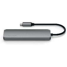 USB-концентратор Satechi ST-UCMPAM, USB Type-C, USB 3.0/USB Type-C/HDMI/SD/micro-SD, USB Type-C