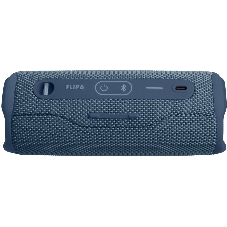 Портативная акустика JBL Flip 6 синий, Bluetooth 5.1, время воспроизведения 12 ч, емкость аккумулятора 4800 mAh, время заряда 2,5 ч, синий