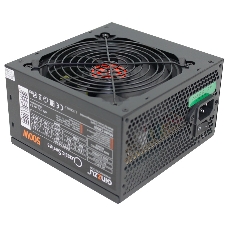 Блок питания Ginzzu CB500 12CM черный,24+4p,PCI-E, 4*SATA, 3*IDE,оплетка MB, кабель питания