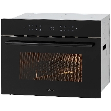 Встраиваемая микроволновая печь Krona ONYX 45H mw BL/BL черный, 38 л, 1000 Вт, переключатели - сенсор