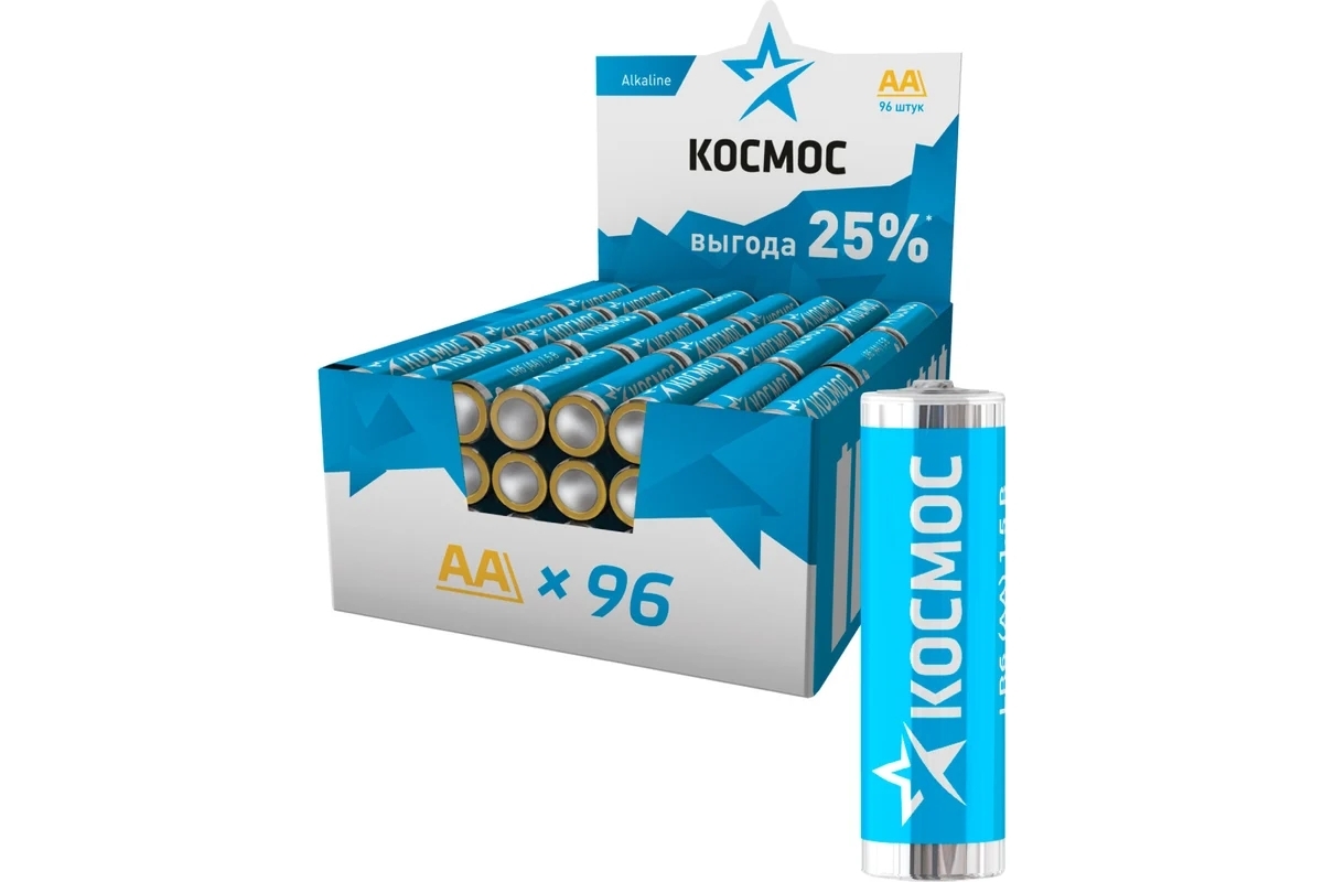Батарейка Космос KOCLR6_96BOX LR6 (уп.96шт.)