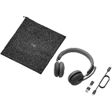 Гарнитура Logitech Zone Wireless 2 UC Graphite серый, беспроводная, Bluetooth 5.2, ANC
