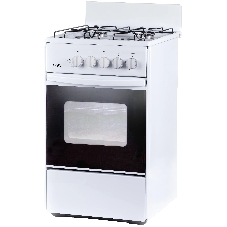 Плита газовая Лада Nova RG 24039 W белый, конфорок 4 газовых, духовка 50 л, 50 см x 85 см x 60 см