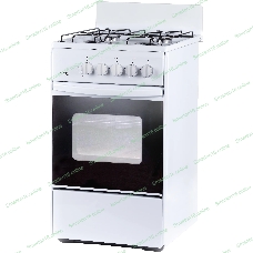 Плита газовая Лада Nova RG 24039 W белый, конфорок 4 газовых, духовка 50 л, 50 см x 85 см x 60 см