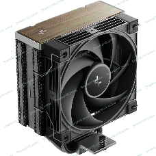 Кулер для процессора DEEPCOOL AK400 G2 LGA1851/1700/1200/115X/AM5/AM4 (12шт/кор, TDP 220W, PWM, Fan 120мм, 4 тепл. Трубки, Wood-grain top cover, черный) RET (R-AK400G2-BKNNMN-GJD)