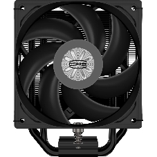 Кулер для процессора PCCooler RT500 BK (240W, 4-pin PWM, LED temp., 152мм, Al/Cu, 5x6мм, 1x120мм, 73.32CFM, 34.9dBA, 2200RPM, S: 1851/1700/1200/115X, AM5/AM4, черный)