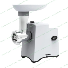 Мясорубка электрическая Himmel HM-1002 белый, 2000 Вт, 1.8 кг/мин, реверс, защита от перегрузки, насадки - 4