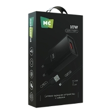 Сетевое зарядное устройство MORE CHOICE (4620202555687) NC07i СЗУ 1USB 2.0A, черный