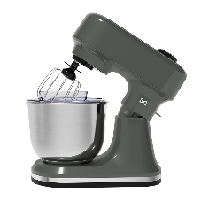 Миксер BQ PM1001 серый, стационарный, 2200 Вт, 5 л, 12 скоростей