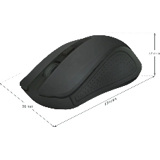 Мышь беспроводная Defender Accura MM-935 черный, 1600 dpi, радиоканал, USB, кнопки - 4