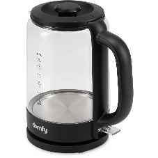 Чайник электрический Domfy DSB-EK304 1.7л. 2200Вт черный (корпус: стекло)