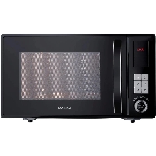 Микроволновая печь Hyundai HYM-D3010 черный, 23 л, 800 Вт, переключатели - кнопки, поворотный механизм