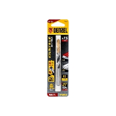 Сверло спиральное по металлу Denzel 7,5 x 109мм, Р6М5, Golden Tip, многогранная заточка