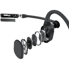 Беспроводные наушники SHOKZ OpenComm2 UC черный, костная проводимость, Bluetooth + USB-адаптер, до 16 ч