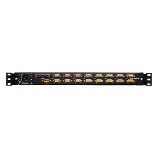 Портовый переключатель 16 с KVM консолью ATEN 16-Port PS/2-USB VGA Single Rail 17.3