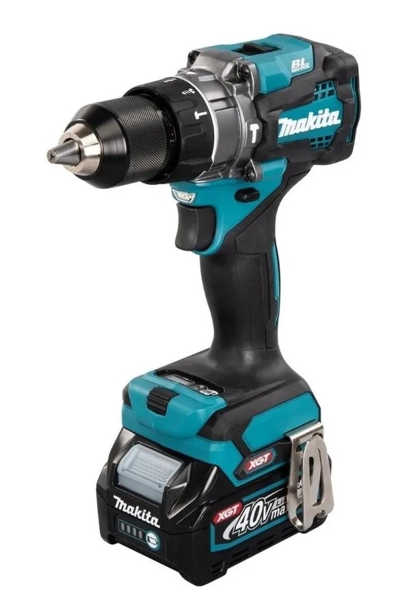 Дрель-шуруповерт Makita HP001GD201, 40 В, 2,5 Ач, 140 Нм, бесщеточный, ударный