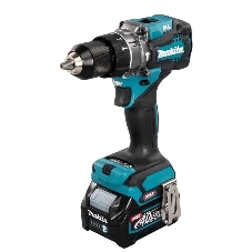 Дрель-шуруповерт Makita HP001GD201, 40 В, 2,5 Ач, 140 Нм, бесщеточный, ударный