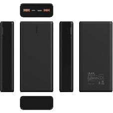 Портативный аккумулятор Digma DGPF20B 20000mAh QC3.0/PD3.0 22.5W 3A 2xUSB-A/USB-C черный