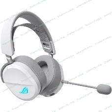 Гарнитура ASUS ROG Pelta белый, беспроводная + проводная, радиоканал, до 90 ч, подсветка, совместимость с PS5