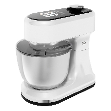 Миксер BQ PM1001 белый, стационарный, 2200 Вт, 5 л, 12 скоростей