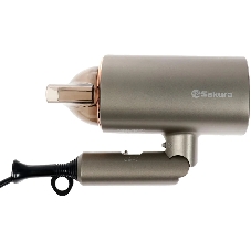 Фен SAKURA SA-4043BR коричневый, 2000 Вт, компактный