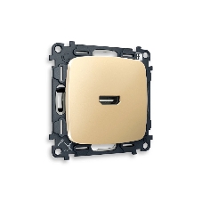 Комплект механизма розетки HDMI 2.0 OMEGA Шампань 40V/500mA 2.0GHz 5-18Gbit/s QUANT (OP6140, VM222) MO614010 Комплект механизма розетки HDMI 2.0 OMEGA Шампань 40V/500mA 2.0GHz 5-18Gbit/s QUANT (OP6140, VM222) MO614010