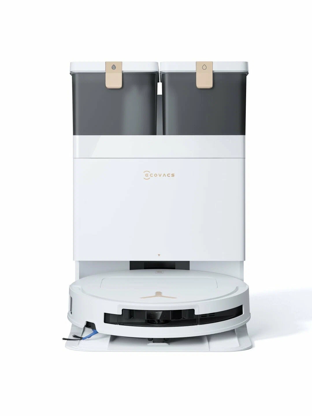 Робот-пылесос Ecovacs Deebot T50S PRO OMNI белый, 6400 мА·ч Li-Ion, уборка влажная/сухая, пылесборник контейнер 0,26 л