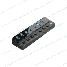 USB-концентратор Vention OTG USB 3.0 на 7 портов черный