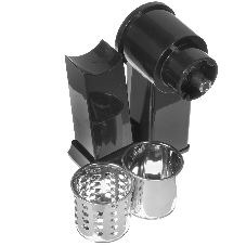 Мясорубка электрическая Moulinex ME112832 черный/серебристый, 1600 Вт, 1.9 кг/мин, реверс, защита от перегрузки, насадки - 5