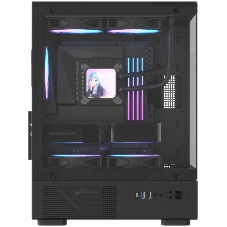 Корпус Formula Crystal Z1CM v2 черный без БП mATX 5x120мм 1xUSB3.0 audio bott PSU