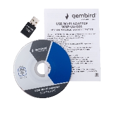 Сетевой адаптер Wi-Fi Gembird WNP-UA-005 300Мбит, USB, 802.11b/g/n