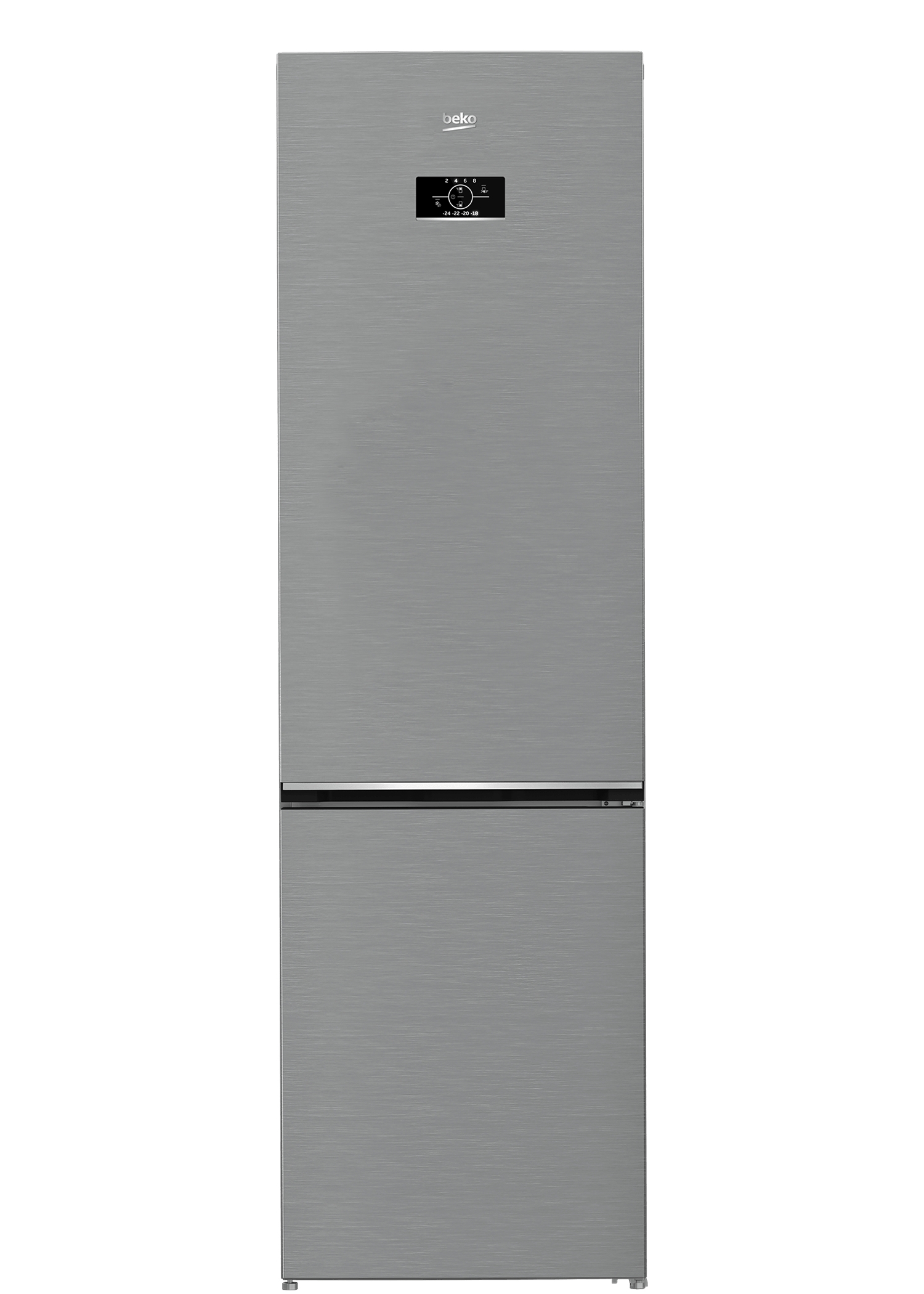 Холодильник Beko B3RCNK405HDX нержавеющая сталь двухкамерный морозилка снизу, No Frost
