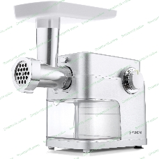 Мясорубка электрическая Hyundai HY-MG5591 серый, 1900 Вт, 2.4 кг/мин, реверс, защита от перегрузки, насадки - 5