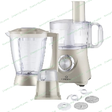 Кухонный комбайн Eurostek EFP-2049 Максимальная мощность 800Вт; 2скорости + режим 