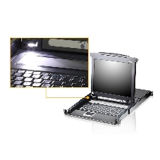 Портовый переключатель 16 с KVM консолью ATEN 16-Port PS/2-USB VGA Single Rail 17.3