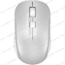 Мышь беспроводная A4Tech Fstyler FB26CS Air2 серебристый/белый, 2000 dpi, радиоканал, Bluetooth, USB, кнопки - 4