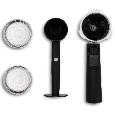 Кофеварка рожковая Vitek VT-1523(MC) черный/серебристый, исп. кофе - молотый, 1.5 л, 850 Вт, 15 Бар.