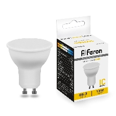 Лампа светодиодная Feron LB-960 LED 13вт 230В GU10 теплый
