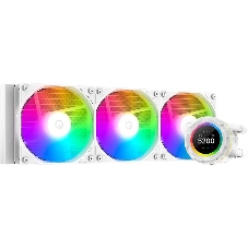 Жидкостная система охлаждения для процессора ID-COOLING SL360 XE белый 120мм алюминий+медь 1800rpm 30db 4-pin 350W